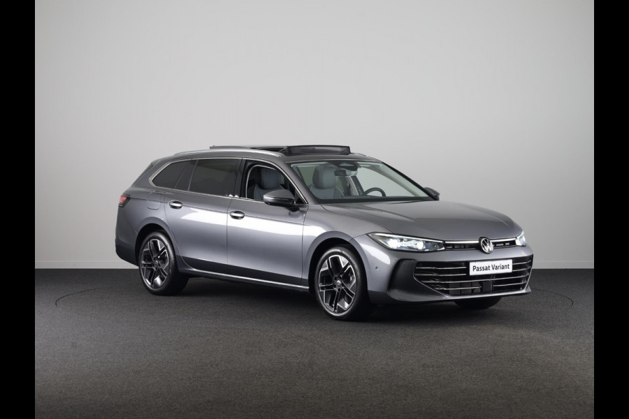 Volkswagen Passat Variant Elegance Business 1.5 eHybrid 150 kW / 204 pk Panoramaschuif/kanteldak, Lederen interieur, Stoelventilatie en massage
