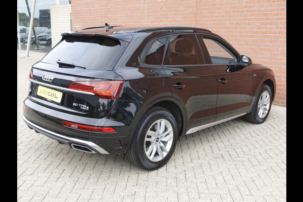 Audi Q5 50 TFSI e 300pk PHEV S Line Automaat Navigatie Camera Parkeersensoren Head Up Display Stoelverwarming LED Koplampen Cruise Control  Climate Control