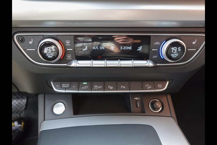 Audi Q5 50 TFSI e 300pk PHEV S Line Automaat Navigatie Camera Parkeersensoren Head Up Display Stoelverwarming LED Koplampen Cruise Control  Climate Control