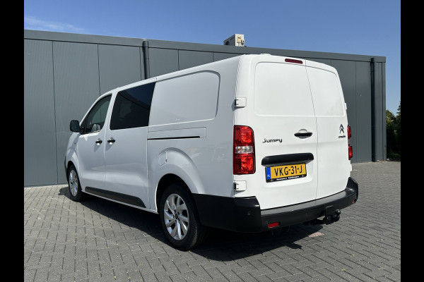 Citroën Jumpy 2.0 BlueHDI 180 PK / AUTOMAAT / L3H1 / DUBBEL CABINE / 2x SCHUIFDEUR / TREKHAAK / CAMERA / BLIND SPOT / ECC / CRUISE / 6 PERSOON