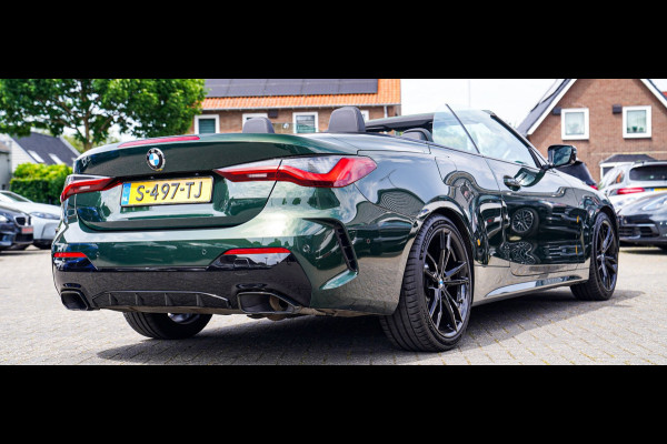 BMW 4 Serie Cabrio 430i High Executive |Sanremo green | LaserLED | Stoelkoeling | Camera | Nekverwarming | Carbon