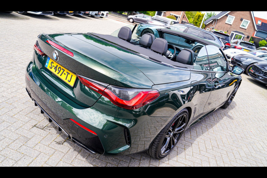 BMW 4 Serie Cabrio 430i High Executive |Sanremo green | LaserLED | Stoelkoeling | Camera | Nekverwarming | Carbon