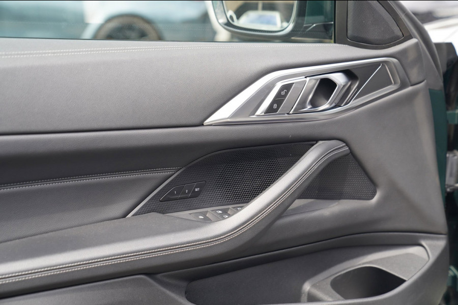 BMW 4 Serie Cabrio 430i High Executive |Sanremo green | LaserLED | Stoelkoeling | Camera | Nekverwarming | Carbon