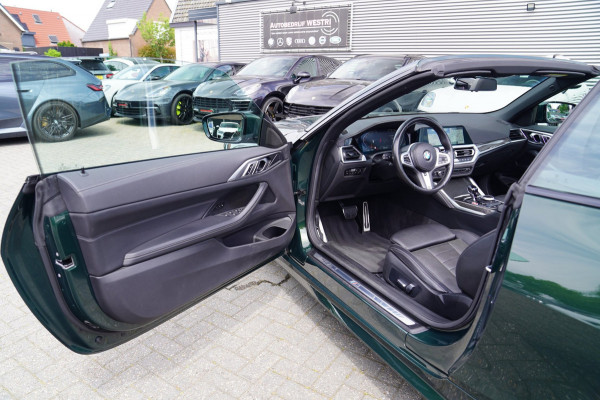 BMW 4 Serie Cabrio 430i High Executive |Sanremo green | LaserLED | Stoelkoeling | Camera | Nekverwarming | Carbon