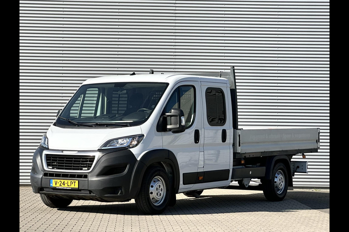 Peugeot Boxer Open laadbak 2.2 165PK L4 DC Dubbele cabine Peugeot Boxer Open laadbak 2.2 BlueHDi 165 L4 Zwaar DC 3.5t