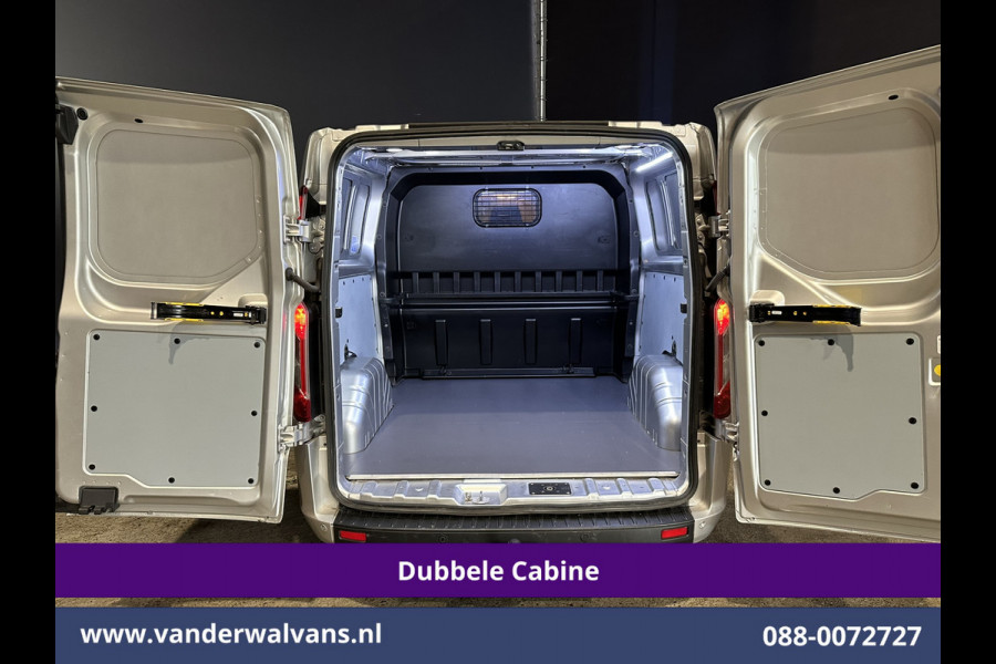 Ford Transit Custom 2.0 TDCI 131pk L2H1 Dubbele Cabine Euro6 Airco | 6-Zits | Camera | Navigatie | Apple Carplay | LED | Cruisecontrol Android Auto, Parkeersensoren, 2800kg Trekhaak, Dakdragers