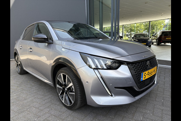 Peugeot e-208 EV GT Pack 50 kWh Achteruitrijcamera - Apple carplay - Airco - Parkeersensoren - Navigatie - Licht metalen velgen 17 inch - Bluetooth - Led verlichting - Dodehoek detectie - keyless start/ entry - Extra getint - Elektrische ramen - Radio - Stuur leder - Stuur multifunctioneel - Cruise control
