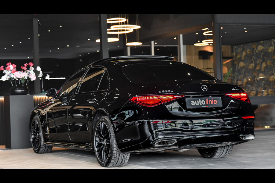 Mercedes-Benz S-Klasse 580 e 4MATIC Lang AMG Line, First-Class, Chauffeurspaket, Burm High-End, 4-Wielsturing, Klaptafels, Full!