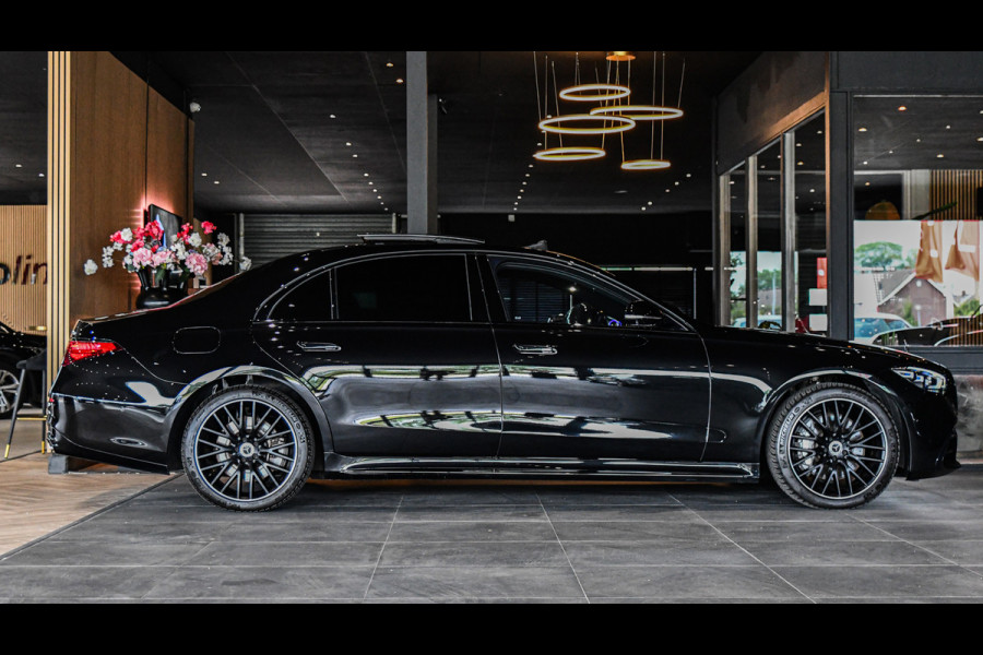 Mercedes-Benz S-Klasse 580 e 4MATIC Lang AMG Line, First-Class, Chauffeurspaket, Burm High-End, 4-Wielsturing, Klaptafels, Full!