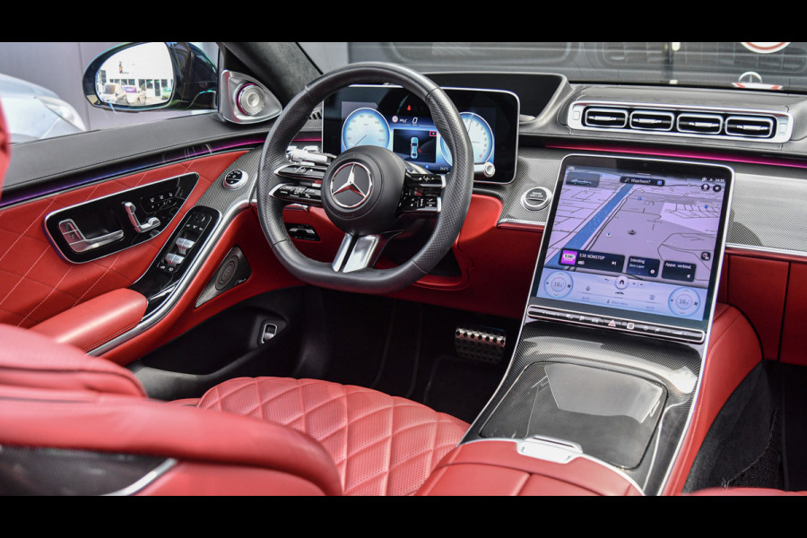 Mercedes-Benz S-Klasse 580 e 4MATIC Lang AMG Line, First-Class, Chauffeurspaket, Burm High-End, 4-Wielsturing, Klaptafels, Full!