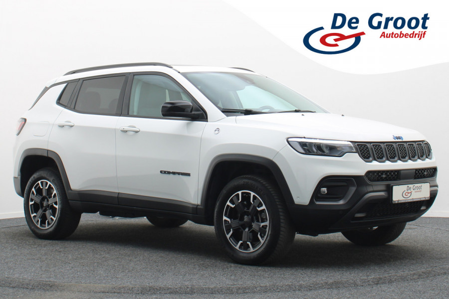 Jeep Compass 4xe 240 Plug-in Hybrid Electric Trailhawk Panoramadak, Leer, Camera, ACC, Apple Carplay, Keyless