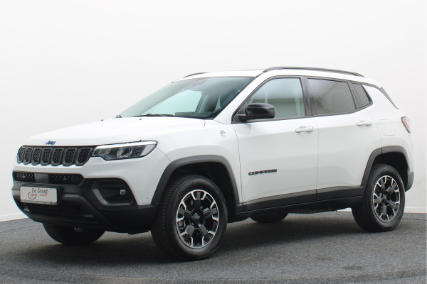 Jeep Compass 4xe 240 Plug-in Hybrid Electric Trailhawk Panoramadak, Leer, Camera, ACC, Apple Carplay, Keyless