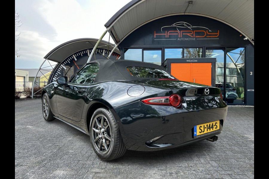 Mazda MX-5 1.5 SkyActiv-G 131 GT-M Zwart / Bruin Leder NL-Auto 100% Dealer Onderhouden