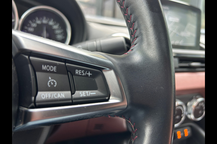 Mazda MX-5 1.5 SkyActiv-G 131 GT-M Zwart / Bruin Leder NL-Auto 100% Dealer Onderhouden
