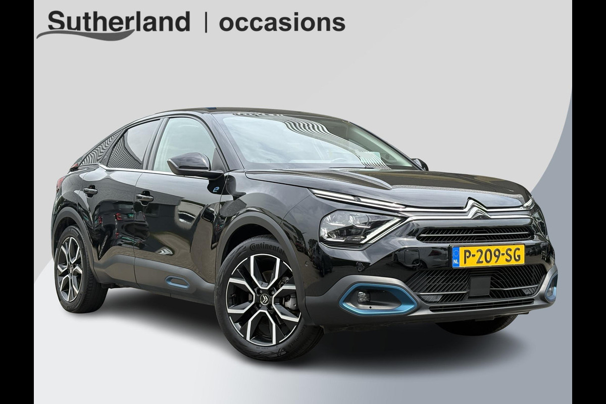 Citroën Ë-C4 Shine 50 kWh | SOH 88,5% | Head-up | Adaptive Cruise | Stoel & Stuurverwarming | Memory Seat |