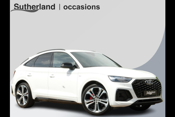 Audi Q5 Sportback 55 TFSI e S edition 367 PK |  Trekhaak | PHEV | 21 inch Audi Sport | Stoelverwarming | S Line | Luchtvering | Bang&Olufsen | Adaptive cruise control | Dodehoeksensoren | Lendesteunverstelling