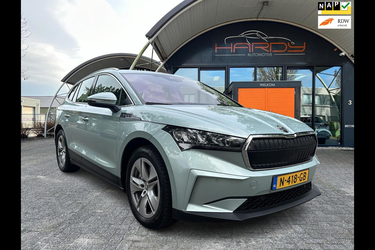 Škoda ENYAQ iV 80 SOH 92% PANORAMA TREKH 125KW LADEN NL-AUTO RIJKLAARPRIJS