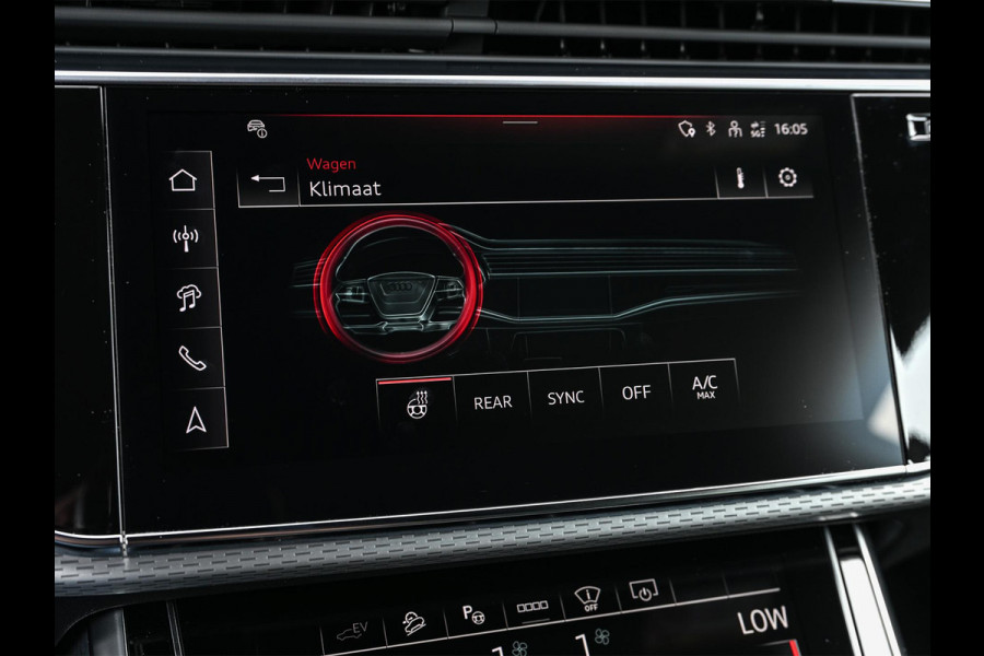 Audi Q8 55 TFSI e quattro Pro Line S | Panoramadak | 360 Camera | B&O | Head-up | Achterasbesturing | Luchtvering | Ambiance interieur | Soft close | Trekhaak | Stuurwiel verwarmd |