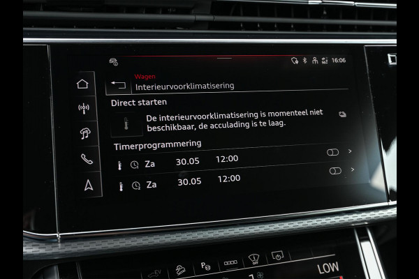 Audi Q8 55 TFSI e quattro Pro Line S | Panoramadak | 360 Camera | B&O | Head-up | Achterasbesturing | Luchtvering | Ambiance interieur | Soft close | Trekhaak | Stuurwiel verwarmd |