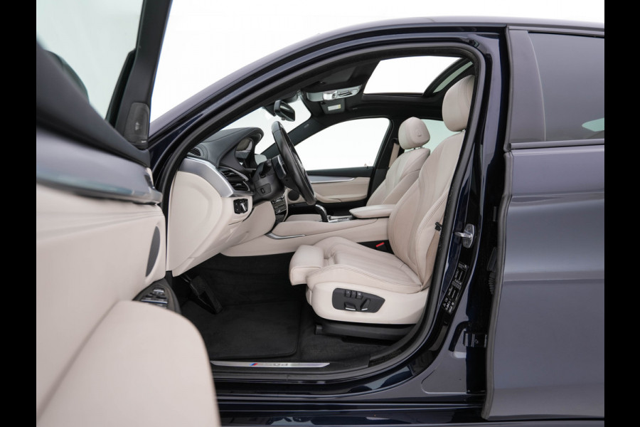 BMW X6 M50d Aut. *PANO |  LEATHER | FULL-LED | HARMAN/KARDON | DIGI-COCKPIT | CAMERA | MEMORY-PACK | HEATED-COMFORTSEATS | NAVI-FULLMAP | SHIFTPADDLES | HEAD-UP | PRIVACYGLASS | 20"ALU*