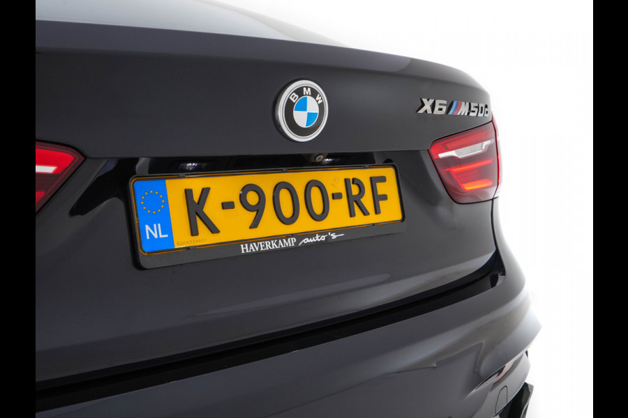 BMW X6 M50d Aut. *PANO |  LEATHER | FULL-LED | HARMAN/KARDON | DIGI-COCKPIT | CAMERA | MEMORY-PACK | HEATED-COMFORTSEATS | NAVI-FULLMAP | SHIFTPADDLES | HEAD-UP | PRIVACYGLASS | 20"ALU*