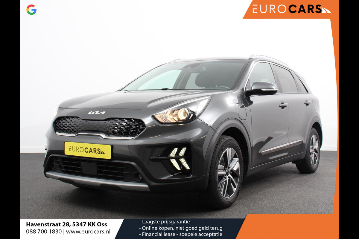 Kia Niro 1.6 GDi PHEV Hybrid DynamicPlusLine Climate control Cruise control Lichtmetalen velgen Led Navigatie Parkeersensoren Camera Apple Carplay/ Android auto Trekhaak