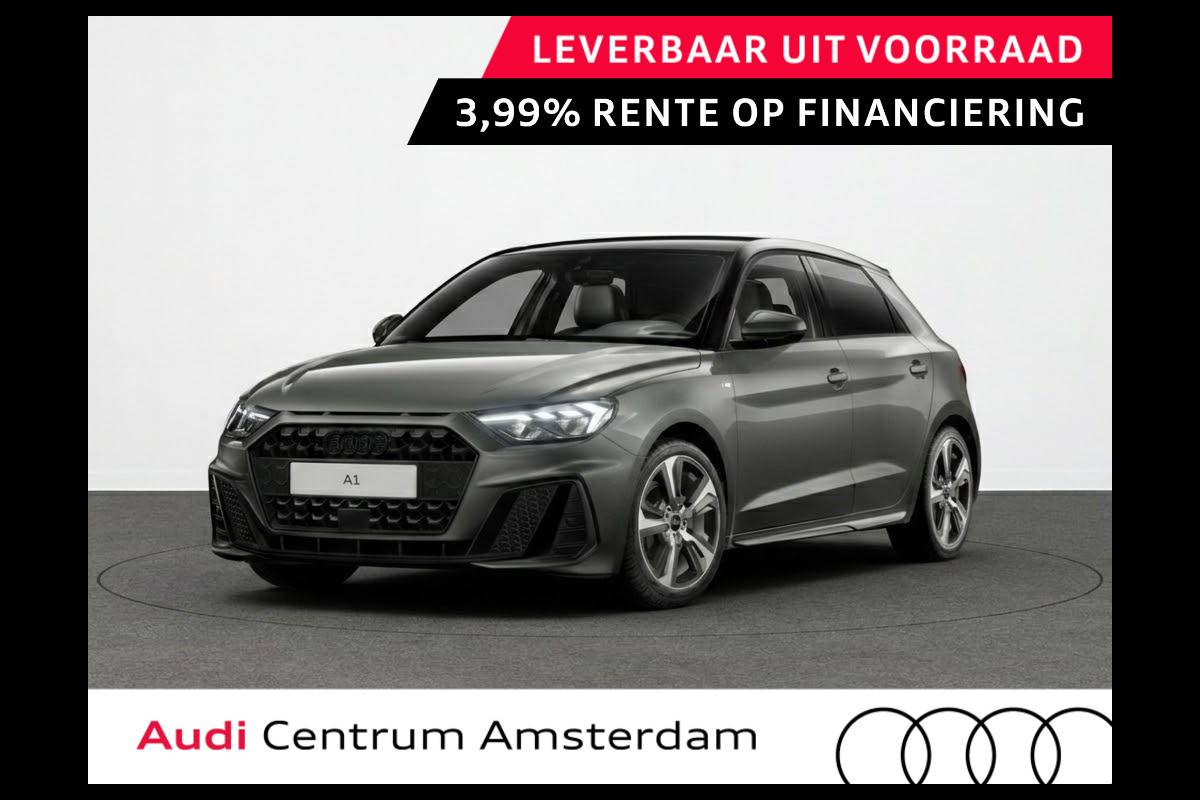 Audi A1 Sportback S edition 25 TFSI 95 pk | Optiekpakket zwart plus | Achteruitrijcamera | Autom. airconditioning 2 zones | Stoelverwarming voorin |