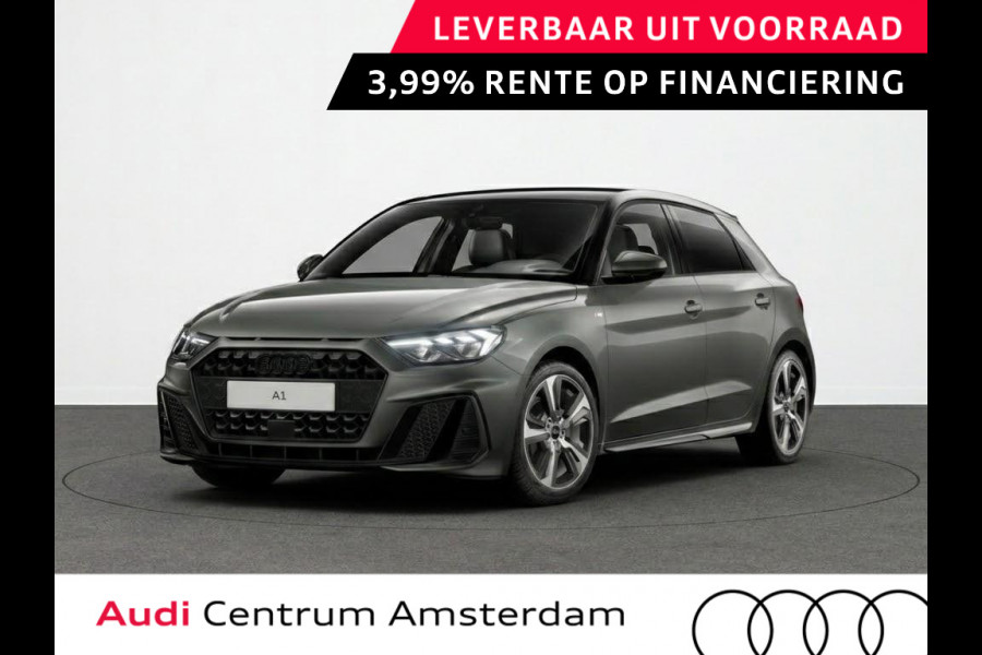 Audi A1 Sportback S edition 25 TFSI 95 pk | Optiekpakket zwart plus | Achteruitrijcamera | Autom. airconditioning 2 zones | Stoelverwarming voorin |
