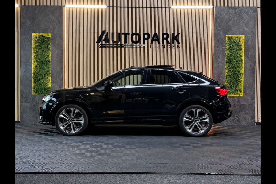 Audi Q3 Sportback 45 TFSI e 3X S-LINE|PANO|SONOS|MATRIXLED|360CAM|MEMORY|KEYLESS|SFEERVERLICHTING|TREKHAAK|DEALER ONDERHOUDEN|VOL!