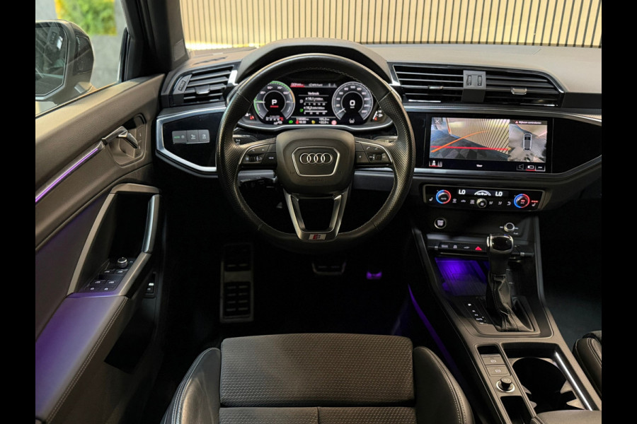Audi Q3 Sportback 45 TFSI e 3X S-LINE|PANO|SONOS|MATRIXLED|360CAM|MEMORY|KEYLESS|SFEERVERLICHTING|TREKHAAK|DEALER ONDERHOUDEN|VOL!