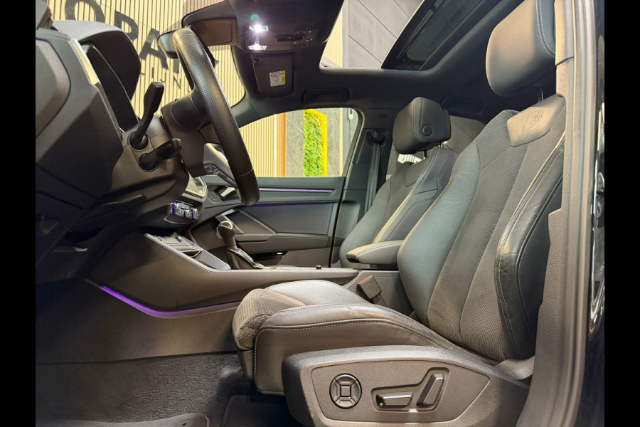 Audi Q3 Sportback 45 TFSI e 3X S-LINE|PANO|SONOS|MATRIXLED|360CAM|MEMORY|KEYLESS|SFEERVERLICHTING|TREKHAAK|DEALER ONDERHOUDEN|VOL!
