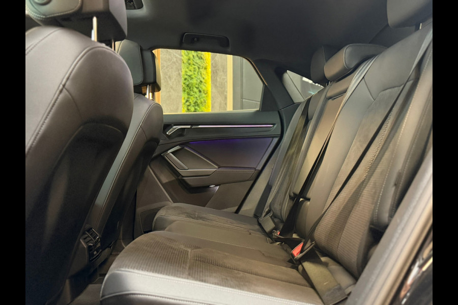 Audi Q3 Sportback 45 TFSI e 3X S-LINE|PANO|SONOS|MATRIXLED|360CAM|MEMORY|KEYLESS|SFEERVERLICHTING|TREKHAAK|DEALER ONDERHOUDEN|VOL!