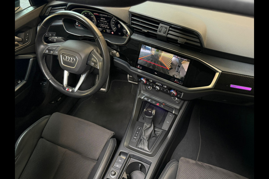 Audi Q3 Sportback 45 TFSI e 3X S-LINE|PANO|SONOS|MATRIXLED|360CAM|MEMORY|KEYLESS|SFEERVERLICHTING|TREKHAAK|DEALER ONDERHOUDEN|VOL!