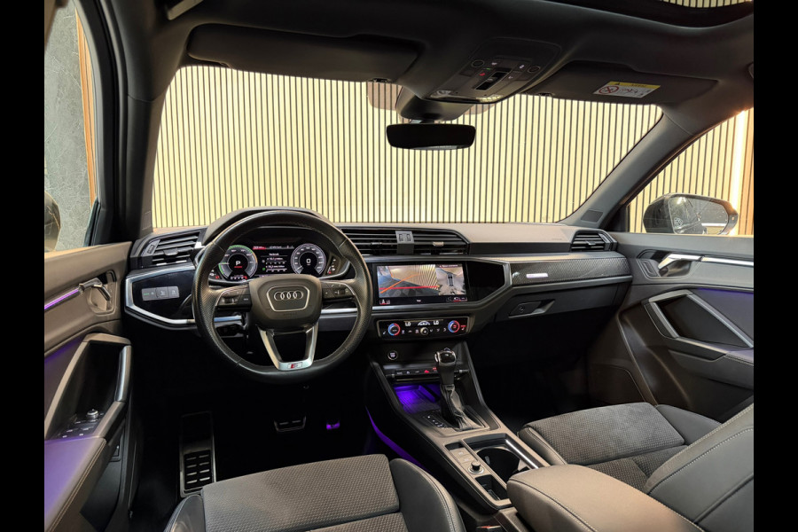 Audi Q3 Sportback 45 TFSI e 3X S-LINE|PANO|SONOS|MATRIXLED|360CAM|MEMORY|KEYLESS|SFEERVERLICHTING|TREKHAAK|DEALER ONDERHOUDEN|VOL!