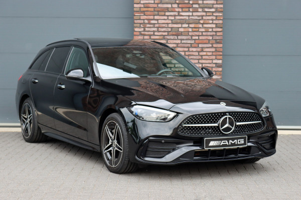 Mercedes-Benz C-Klasse Estate 300 e AMG Line Premium+ | Panoramadak | Memory | Nappa Leder | Trekhaak | HUD | Augmented Reality | Keyless Go | Surround Camera | Dodehoekassistent |