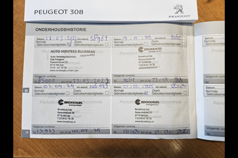 Peugeot 308 1.2 PureTech Blue Lease Premium Automaat! Panoramadak! Dealer Onderhouden! NAP! Navigatie!