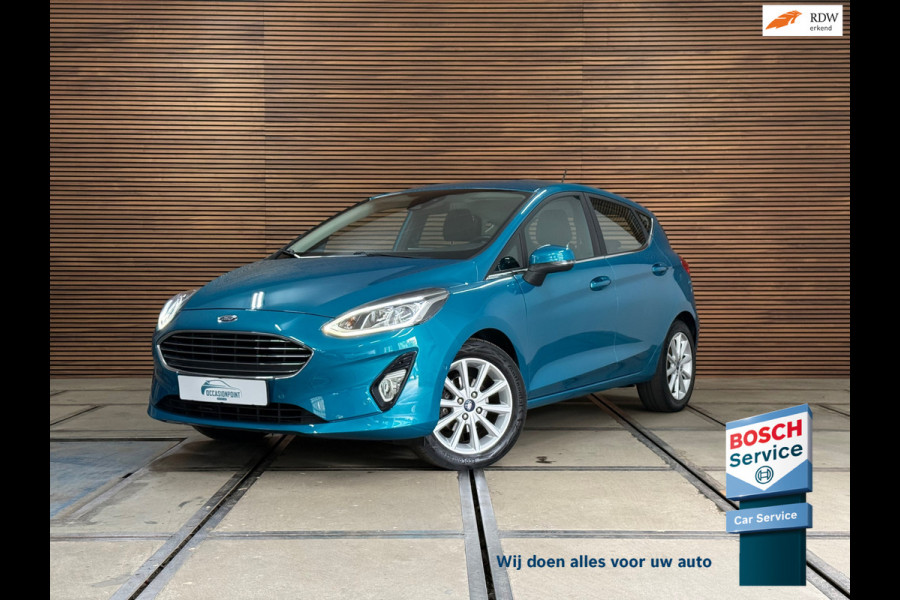 Ford Fiesta 1.0 EcoBoost Titanium | Winterpakket | Camera | Park Assist | Cool&Sound | Ambient |LED| Clima | Cruise | Navi | DAB+
