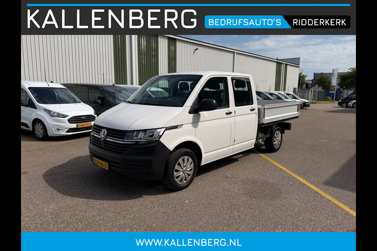 Volkswagen Transporter 2.0 TDI DC / 6 persoons / pick up / Open laadbak / dubbel cabine