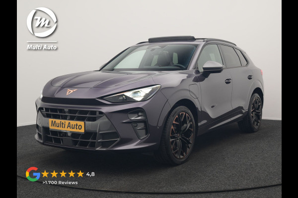 CUPRA Terramar 1.5 TSI e-Hybrid VZ Copper Edition PHEV 272pk DARK VOID METALLIC | Panodak | Head Up | Adaptive Cruise | 360 Camera | Lederen Sportstoelen Memory & Verwarmd | Sennheiser Premium Audio | Matrix LED | Sfeerverlichting | Stuur Verwarmd | Keyless | Blis | Plug In Hybrid |