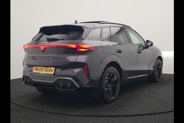 CUPRA Terramar 1.5 TSI e-Hybrid VZ Copper Edition PHEV 272pk DARK VOID METALLIC | Panodak | Head Up | Adaptive Cruise | 360 Camera | Lederen Sportstoelen Memory & Verwarmd | Sennheiser Premium Audio | Matrix LED | Sfeerverlichting | Stuur Verwarmd | Keyless | Blis | Plug In Hybrid |