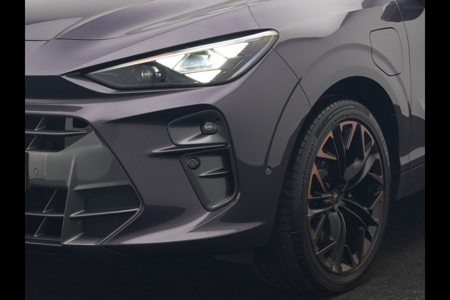 CUPRA Terramar 1.5 TSI e-Hybrid VZ Copper Edition PHEV 272pk DARK VOID METALLIC | Panodak | Head Up | Adaptive Cruise | 360 Camera | Lederen Sportstoelen Memory & Verwarmd | Sennheiser Premium Audio | Matrix LED | Sfeerverlichting | Stuur Verwarmd | Keyless | Blis | Plug In Hybrid |