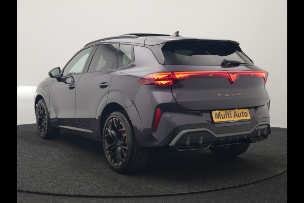 CUPRA Terramar 1.5 TSI e-Hybrid VZ Copper Edition PHEV 272pk DARK VOID METALLIC | Panodak | Head Up | Adaptive Cruise | 360 Camera | Lederen Sportstoelen Memory & Verwarmd | Sennheiser Premium Audio | Matrix LED | Sfeerverlichting | Stuur Verwarmd | Keyless | Blis | Plug In Hybrid |