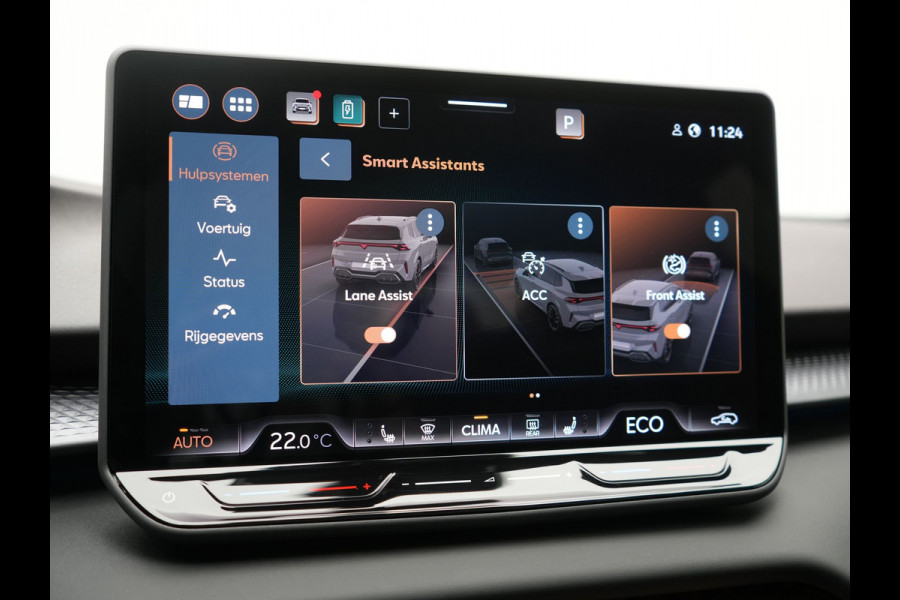 CUPRA Terramar 1.5 TSI e-Hybrid VZ Copper Edition PHEV 272pk DARK VOID METALLIC | Panodak | Head Up | Adaptive Cruise | 360 Camera | Lederen Sportstoelen Memory & Verwarmd | Sennheiser Premium Audio | Matrix LED | Sfeerverlichting | Stuur Verwarmd | Keyless | Blis | Plug In Hybrid |