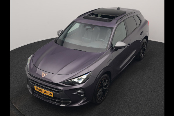 CUPRA Terramar 1.5 TSI e-Hybrid VZ Copper Edition PHEV 272pk DARK VOID METALLIC | Panodak | Head Up | Adaptive Cruise | 360 Camera | Lederen Sportstoelen Memory & Verwarmd | Sennheiser Premium Audio | Matrix LED | Sfeerverlichting | Stuur Verwarmd | Keyless | Blis | Plug In Hybrid |