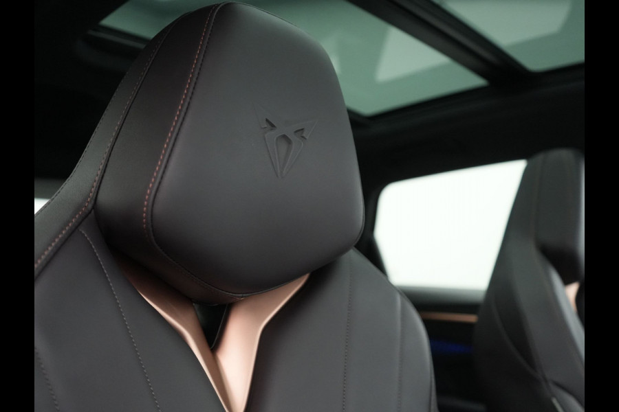 CUPRA Terramar 1.5 TSI e-Hybrid VZ Copper Edition PHEV 272pk DARK VOID METALLIC | Panodak | Head Up | Adaptive Cruise | 360 Camera | Lederen Sportstoelen Memory & Verwarmd | Sennheiser Premium Audio | Matrix LED | Sfeerverlichting | Stuur Verwarmd | Keyless | Blis | Plug In Hybrid |
