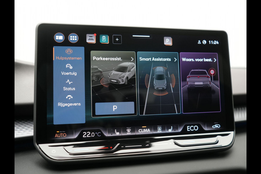 CUPRA Terramar 1.5 TSI e-Hybrid VZ Copper Edition PHEV 272pk DARK VOID METALLIC | Panodak | Head Up | Adaptive Cruise | 360 Camera | Lederen Sportstoelen Memory & Verwarmd | Sennheiser Premium Audio | Matrix LED | Sfeerverlichting | Stuur Verwarmd | Keyless | Blis | Plug In Hybrid |