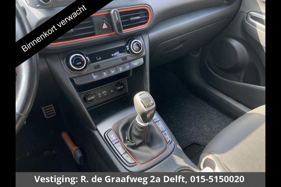 Hyundai Kona 1.0T Premium | Apple carplay & Android Auto | Stoel ventilatie / Verwarming | Head up display |