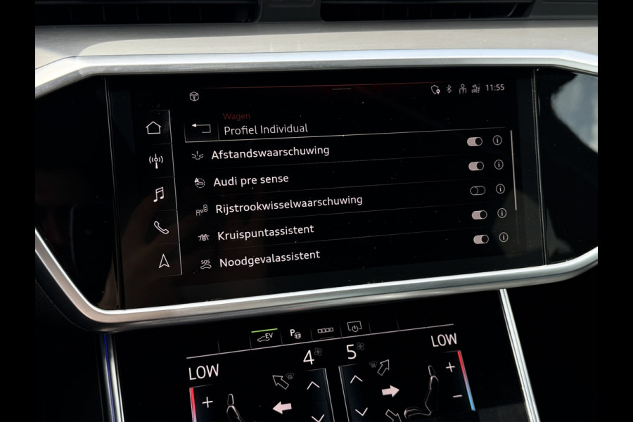 Audi A6 Limousine 55 TFSI e quattro | RS stoelen | Trekhaak | Matrix | 360 | Sfeerverlichting | 20 inch | Carplay | Magnetic Ride
