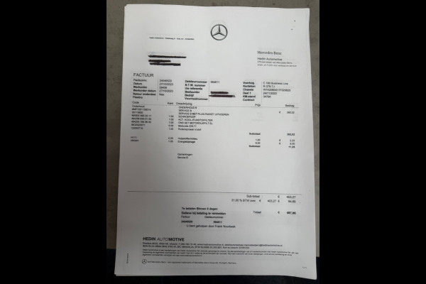 Mercedes-Benz C-Klasse 180 AMG Line GARANTIE|CAMERA|DODEHOEK|KEYLESS|19INCH|DEALER ONDERHOUDEN|2022