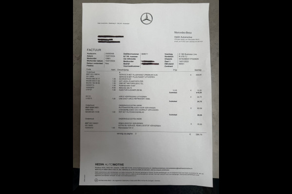 Mercedes-Benz C-Klasse 180 AMG Line GARANTIE|CAMERA|DODEHOEK|KEYLESS|19INCH|DEALER ONDERHOUDEN|2022